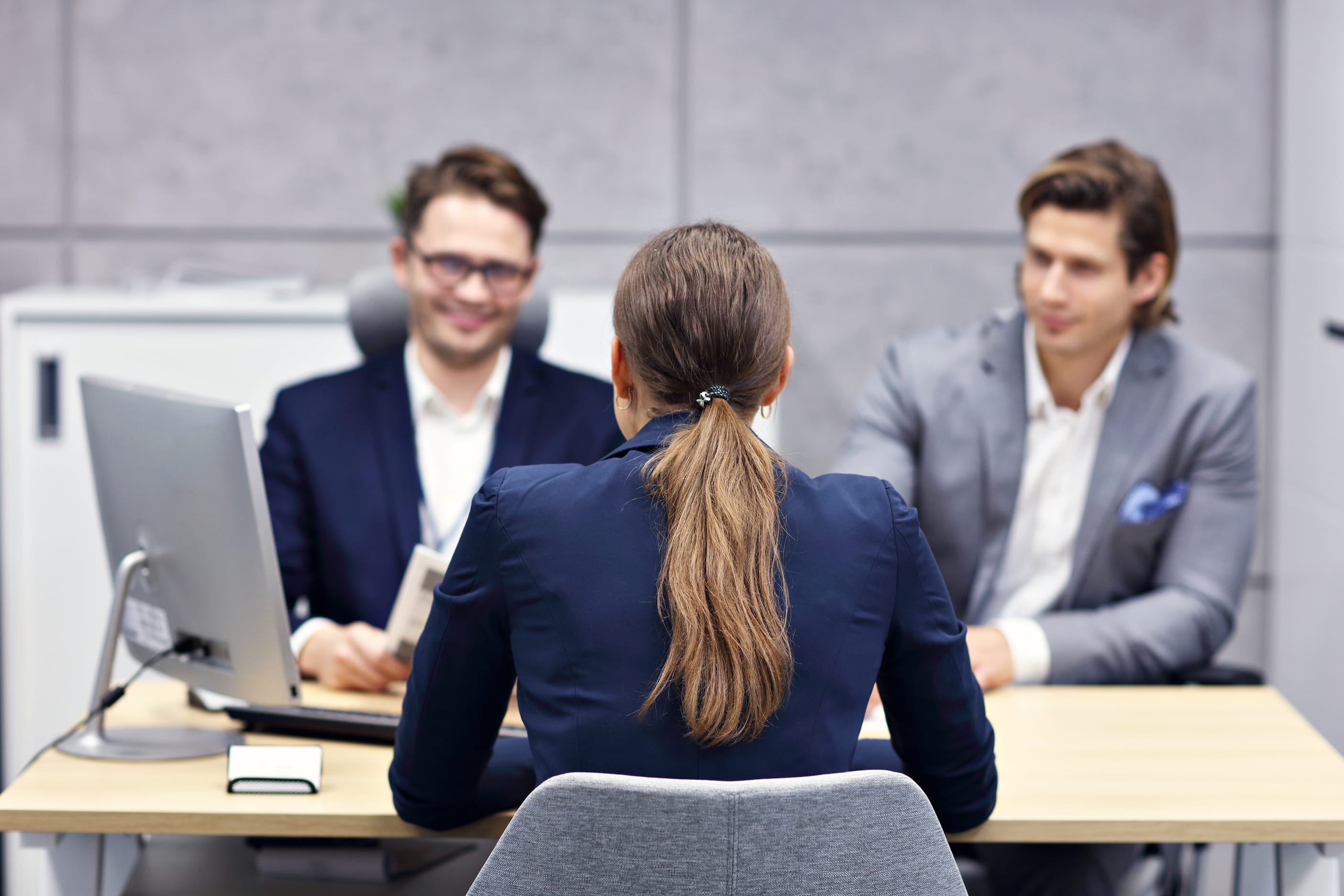 business people meeting around table with charts