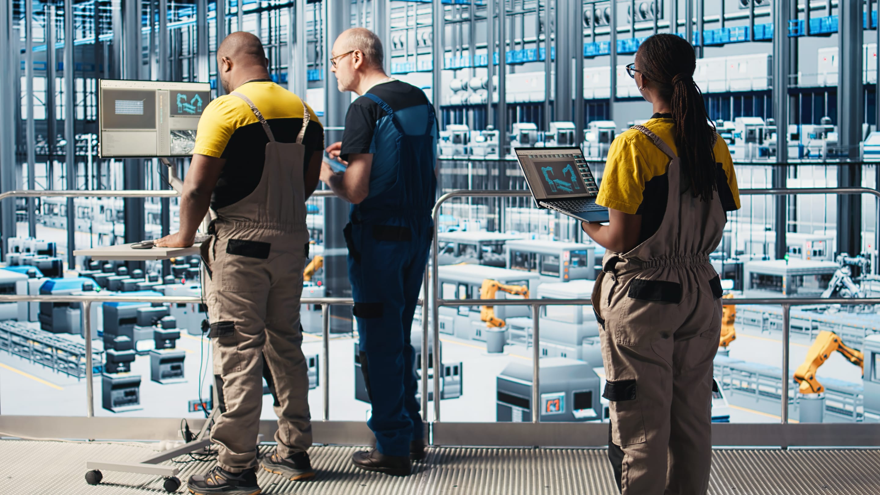 business people meeting around table with charts